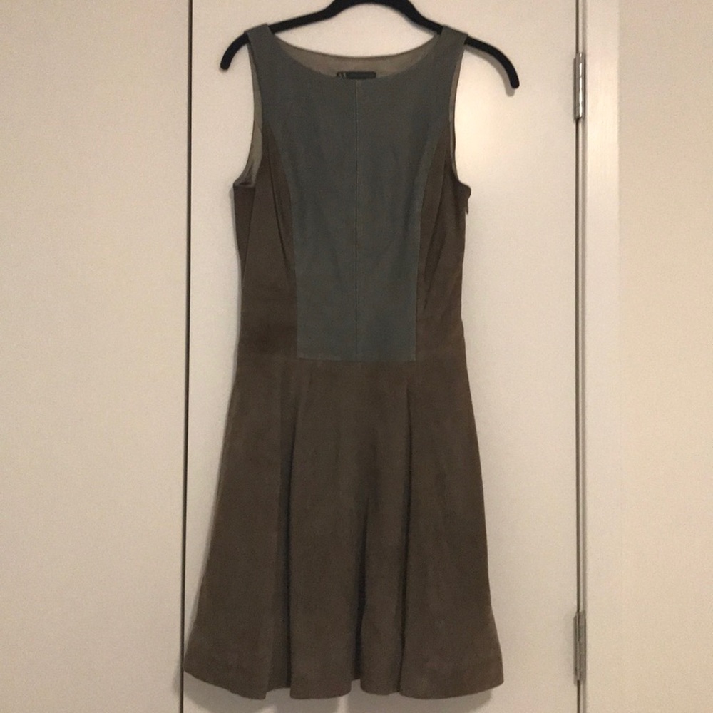 AX armani exchange green velvet dress